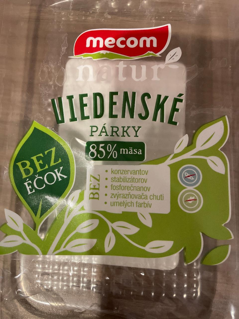 Fotografie - Vídeňské párky 85% Mecom