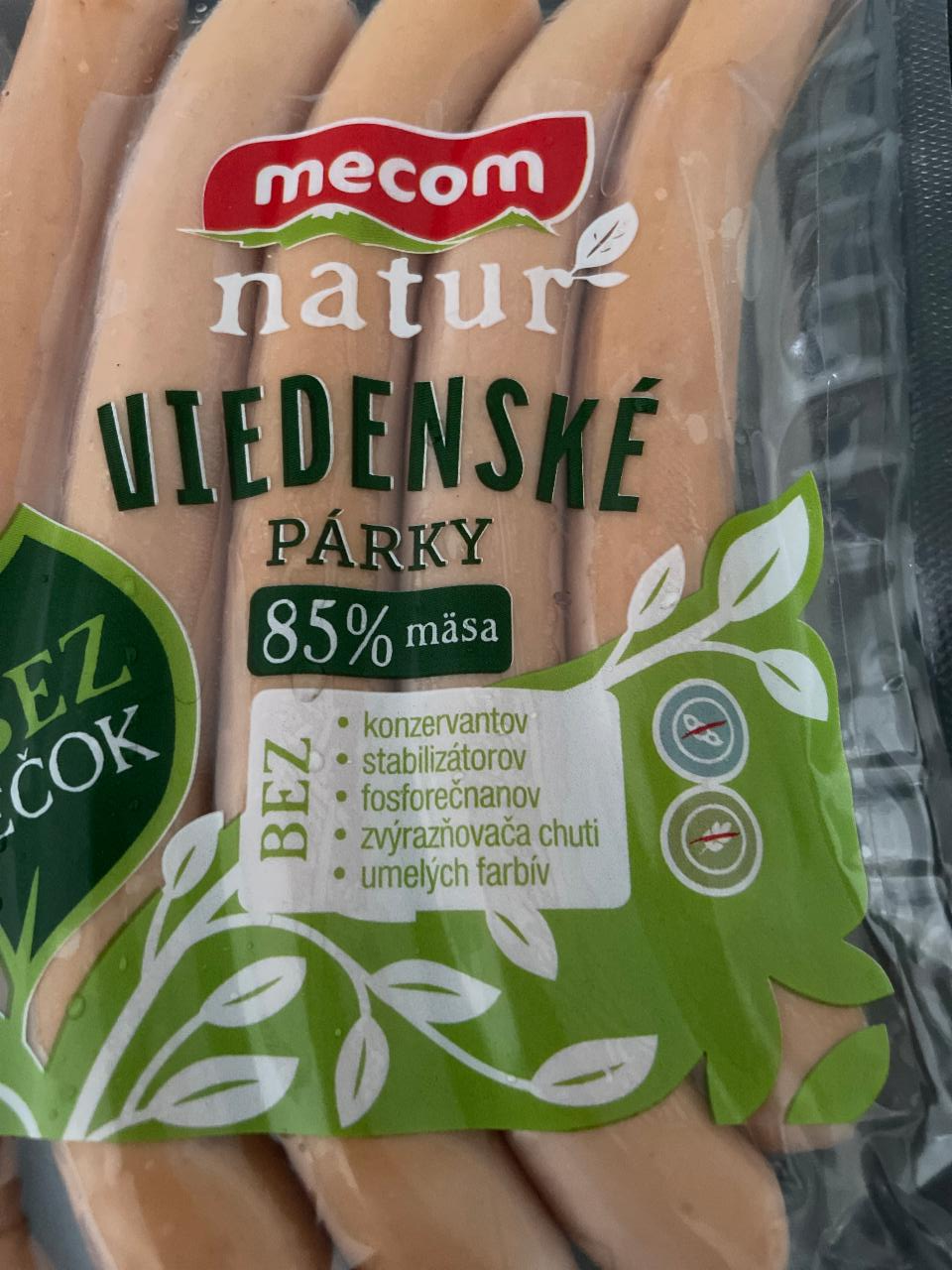 Fotografie - Vídeňské párky 85% Mecom