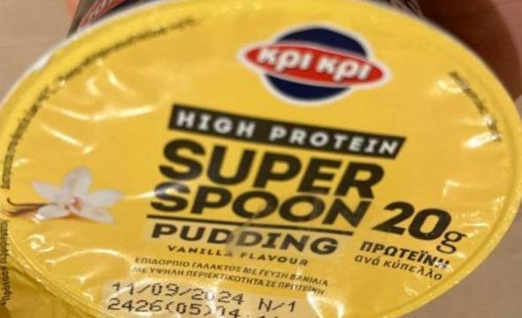 Fotografie - High protein super spoon pudding vanilla flavour Kri Kri