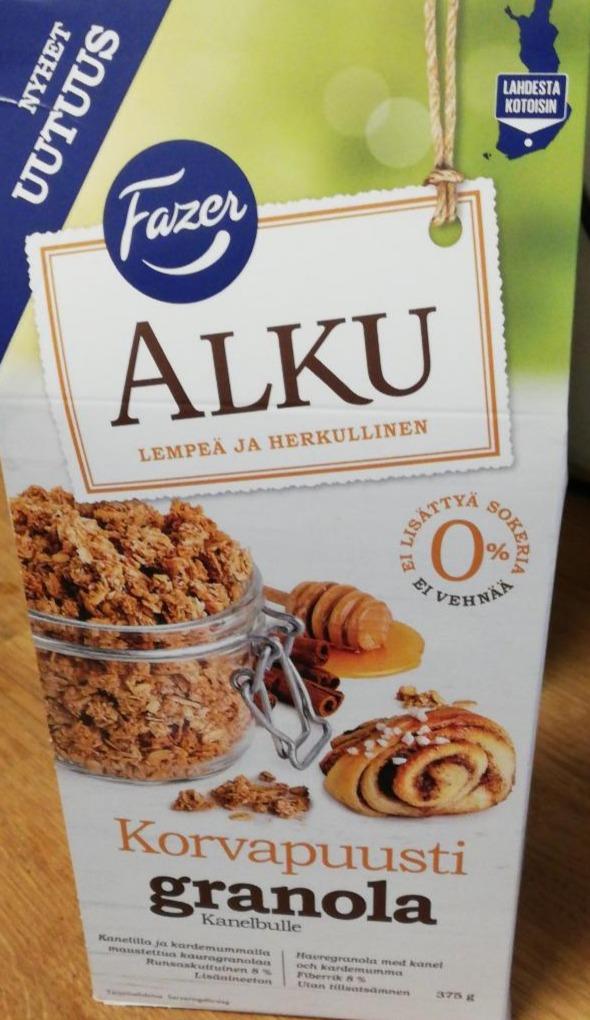 Fotografie - Fazer Alku Korvapuusti Granola