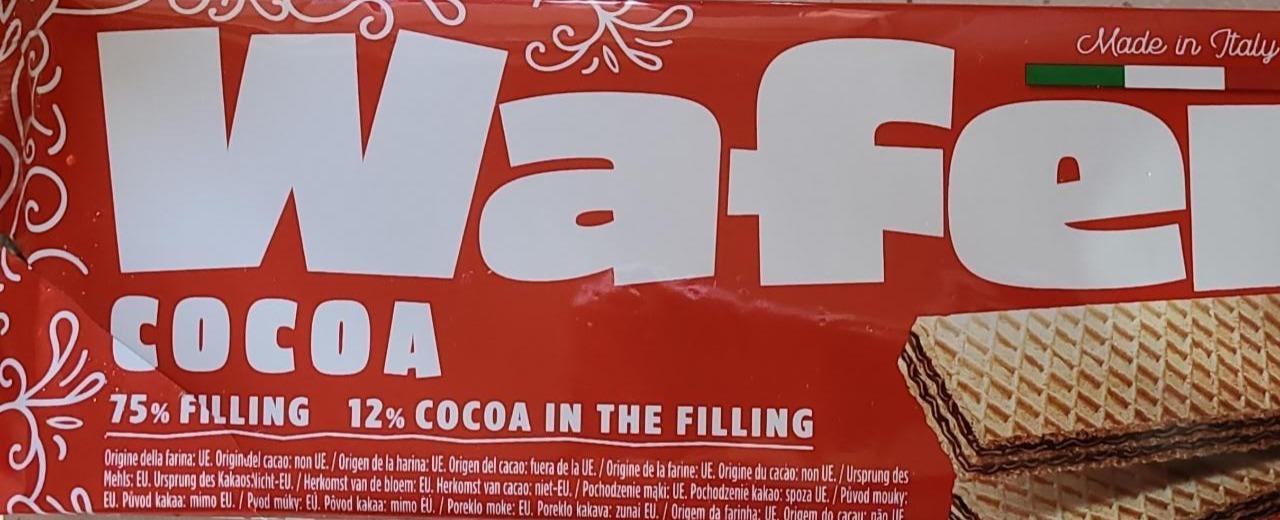 Fotografie - oplatky kakaové Wafer cocoa