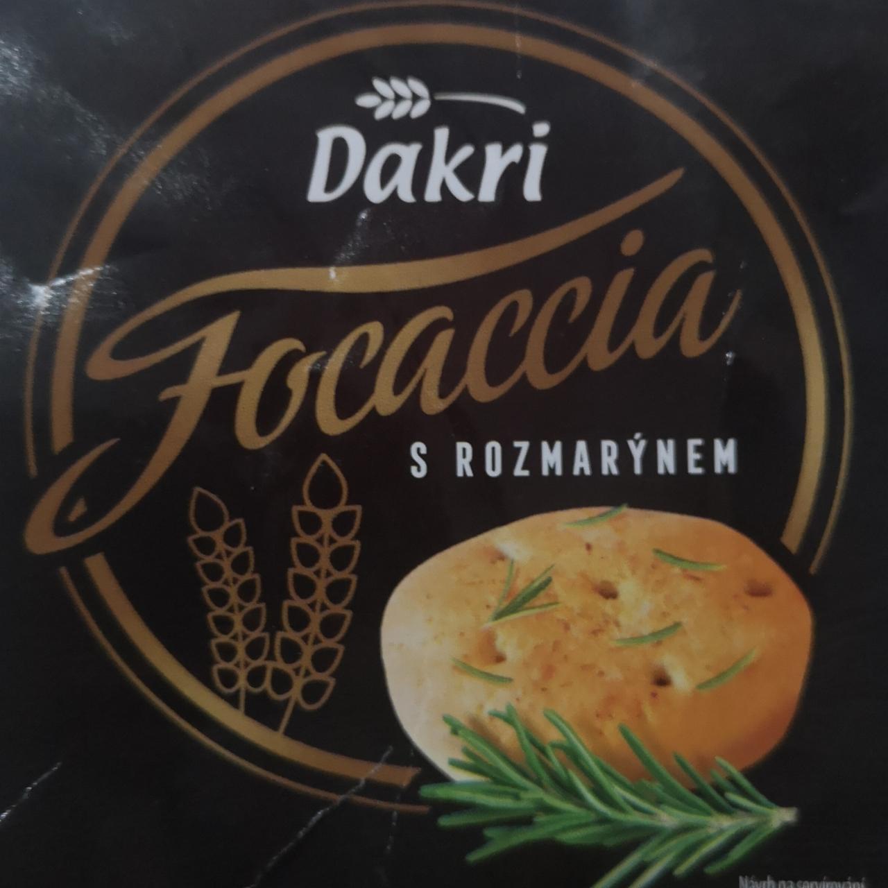 Fotografie - Focaccia s rozmarýnem Dakri