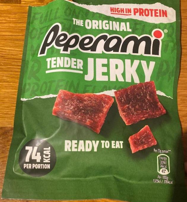 Fotografie - The Original Tender Jerky Peperami