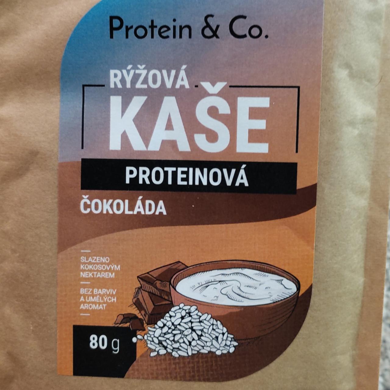 Fotografie - Rýžová kaše proteinová čokoláda Protein & Co.