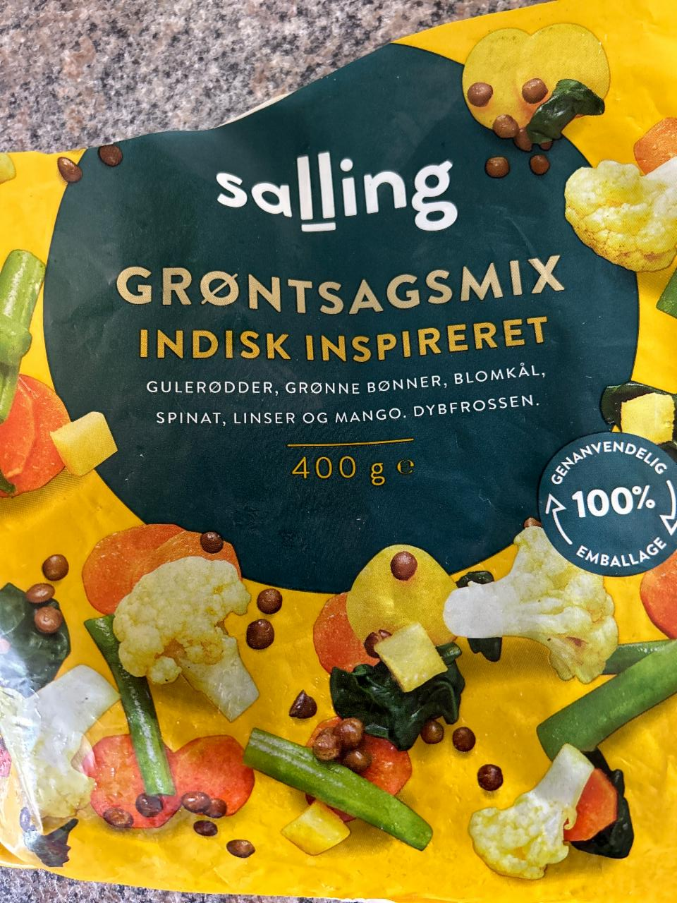 Fotografie - Grøntsagsmix indisk inspireret Salling