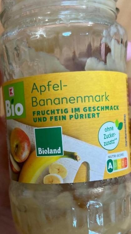 Fotografie - bio Appel and Banenen-püre K-Bio