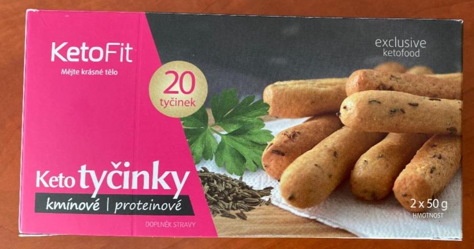 Fotografie - Keto tyčinky kmínové KetoFit