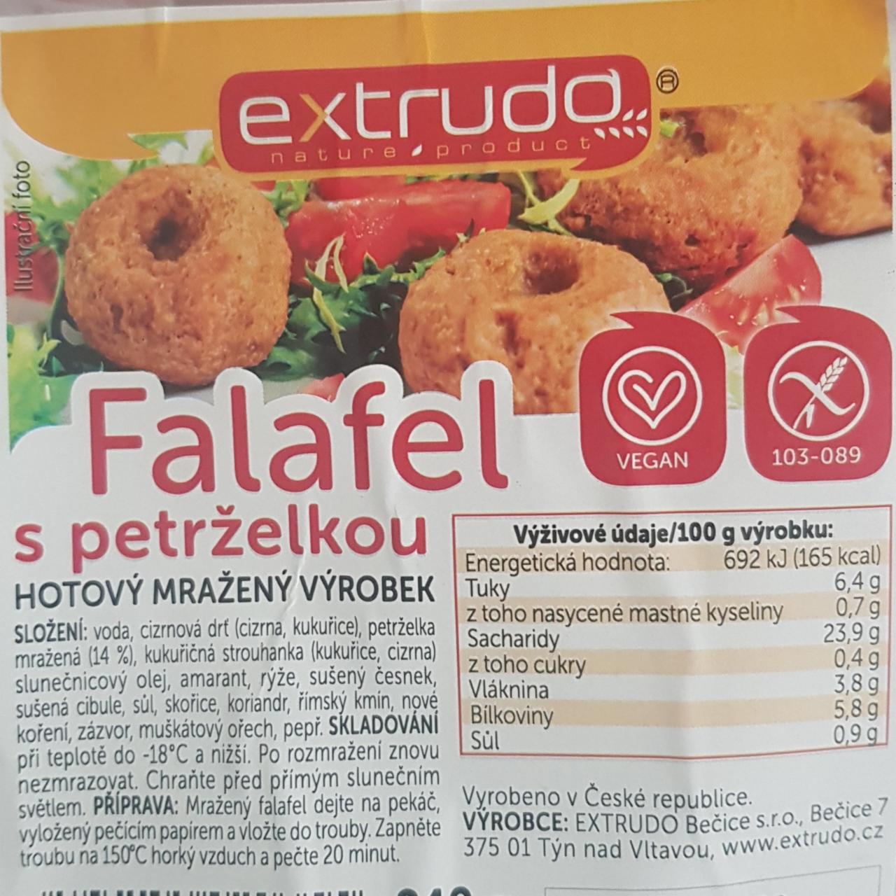 Fotografie - Falafel s petrželkou Extrudo