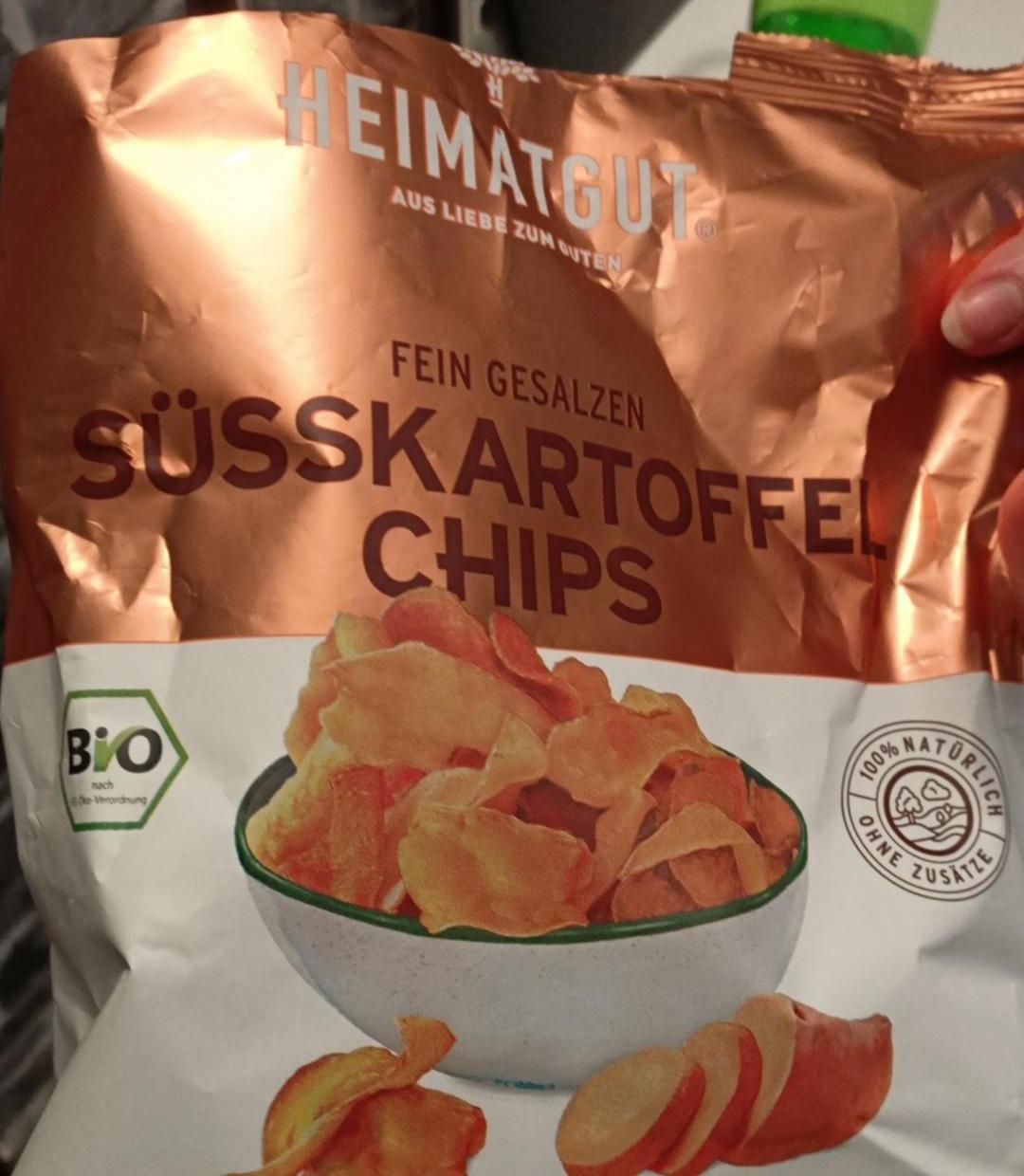 Fotografie - Süsskartoffel Chips Heimatgut