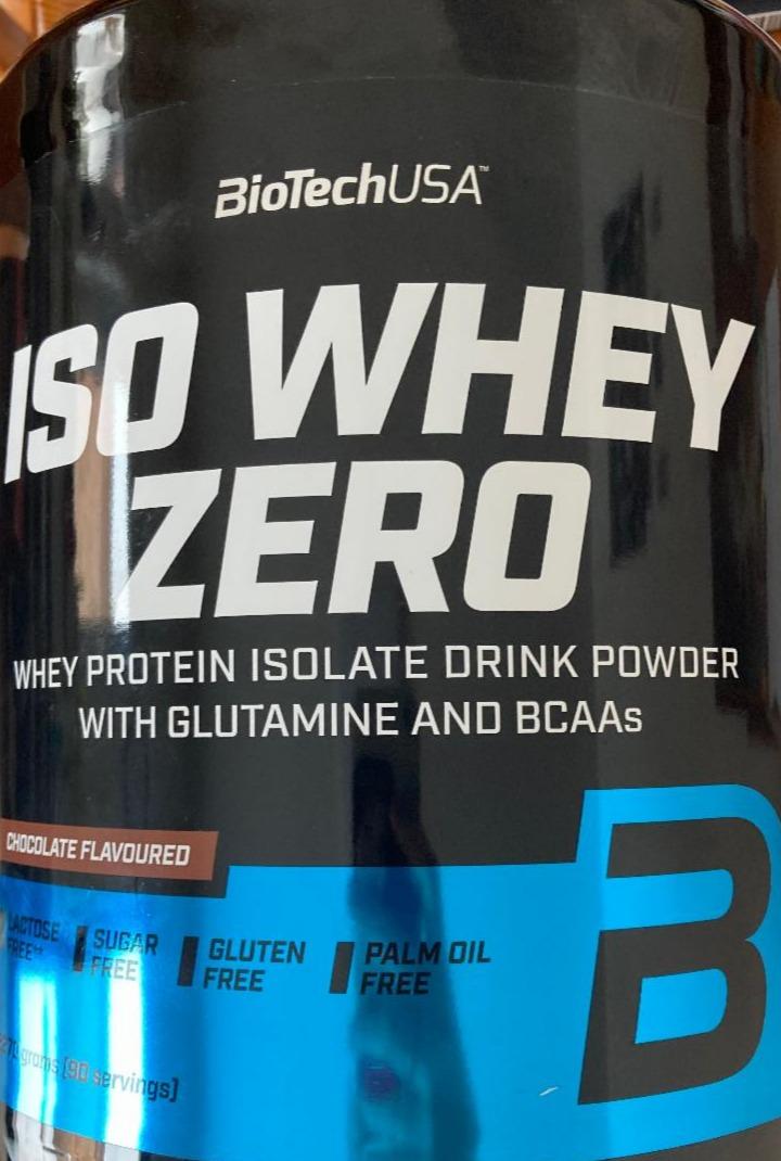 Fotografie - ISO WHEY ZERO chocolate BioTechUSA