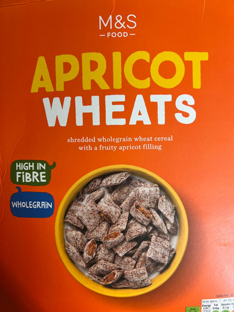 Fotografie - Apricot Wheats wholegrain M&S Food