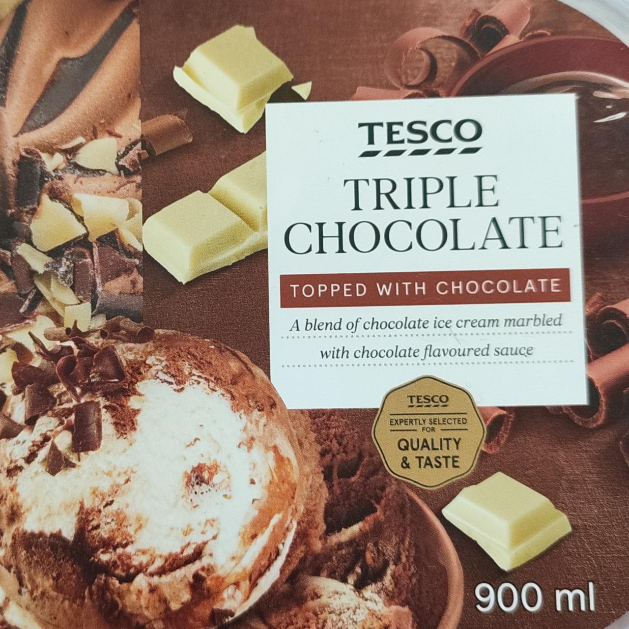 Fotografie - Zmrzlina Triple Chocolate Tesco