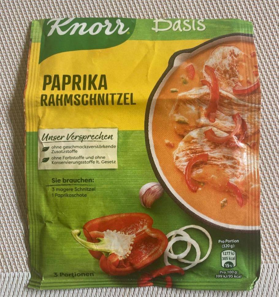 Fotografie - Masis Paprika Rahmschnitzel Knorr