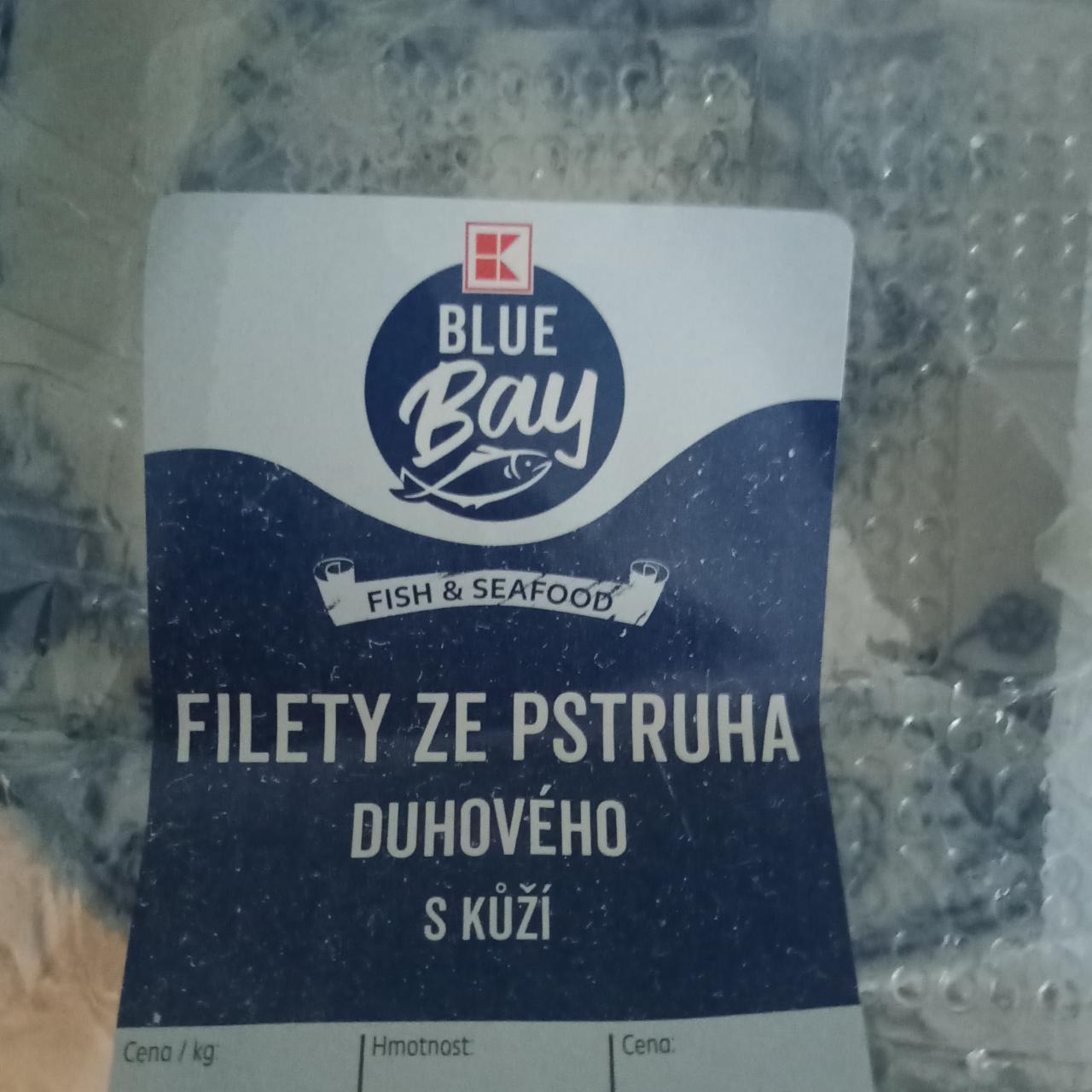 Fotografie - Filety ze pstruha duhového s kůží K Blue bay