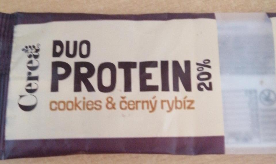 Fotografie - Duo protein cookies & černý rybíz Cerea