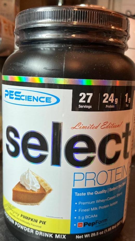 Fotografie - Select Protein US verze 837 g - Pumpkin Pie PEScience