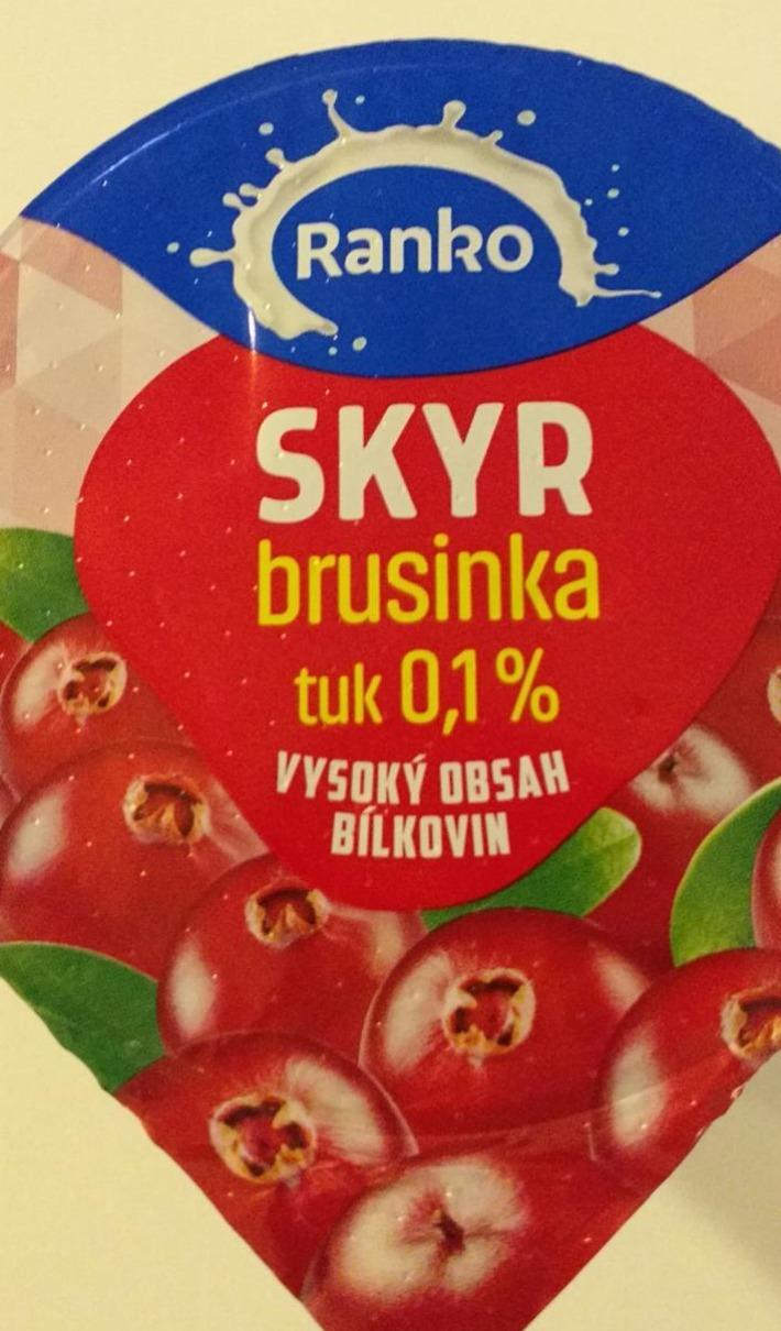 Fotografie - Skyr brusinka 0,1% Ranko