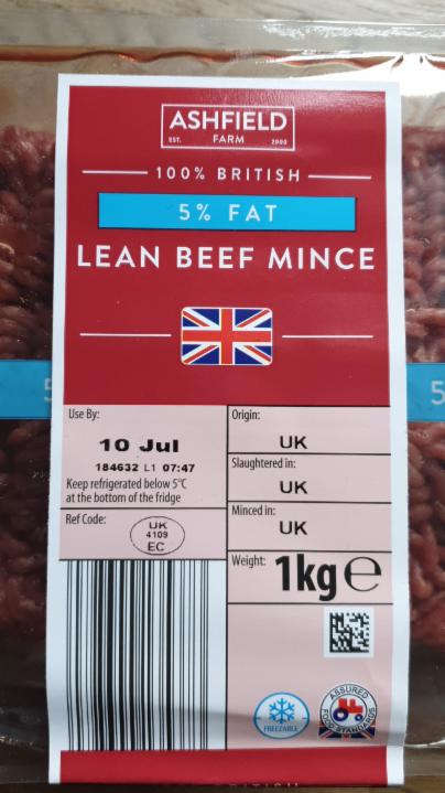 Fotografie - BEEF mince 5%