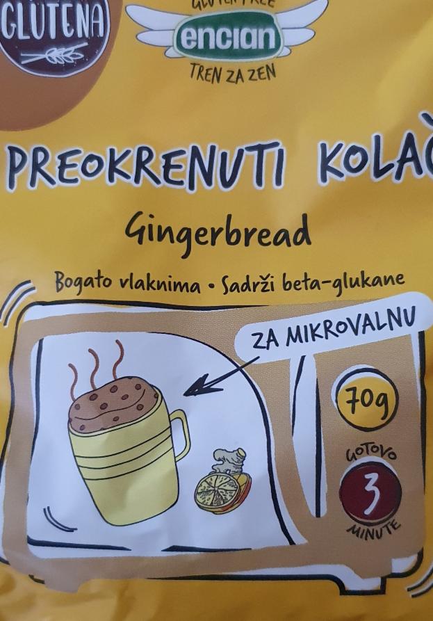 Fotografie - Preokrenuti kolač Gingerbread encian