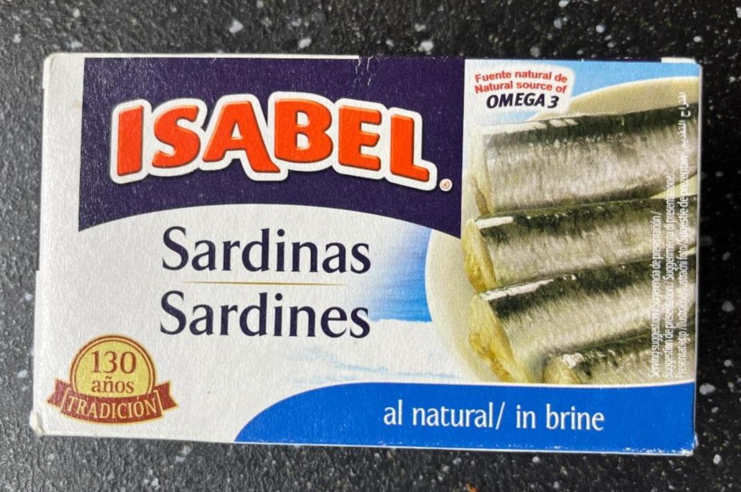 Fotografie - Sardinas al natural Isabel