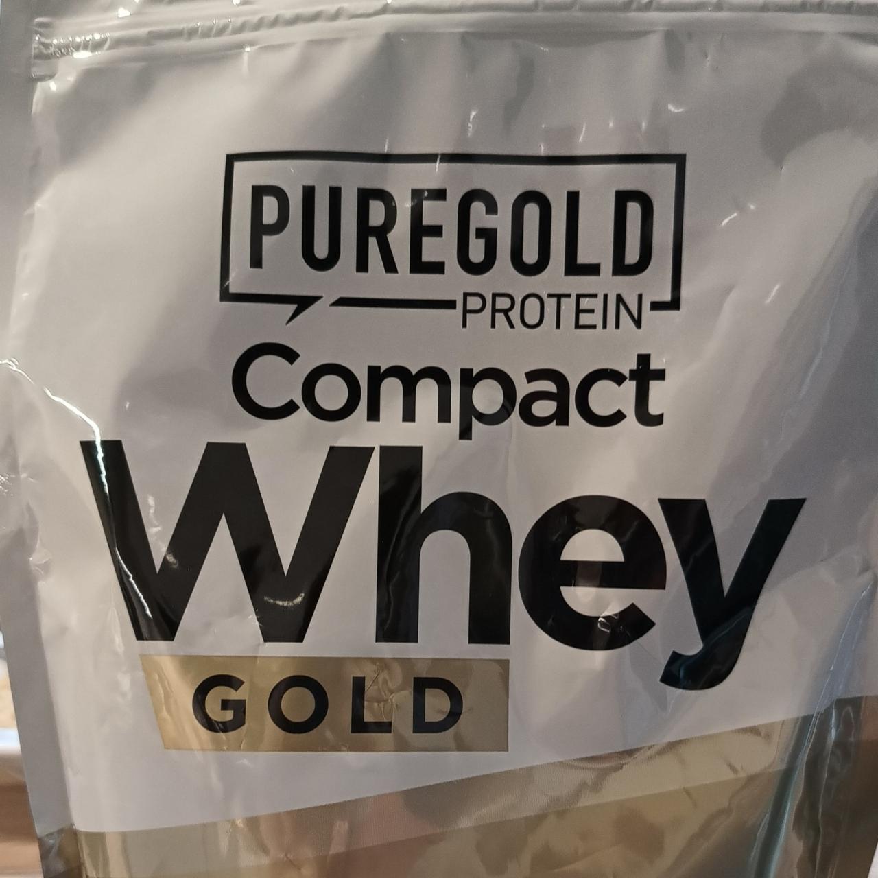 Fotografie - Compact Whey Gold Vanilla shake PureGold