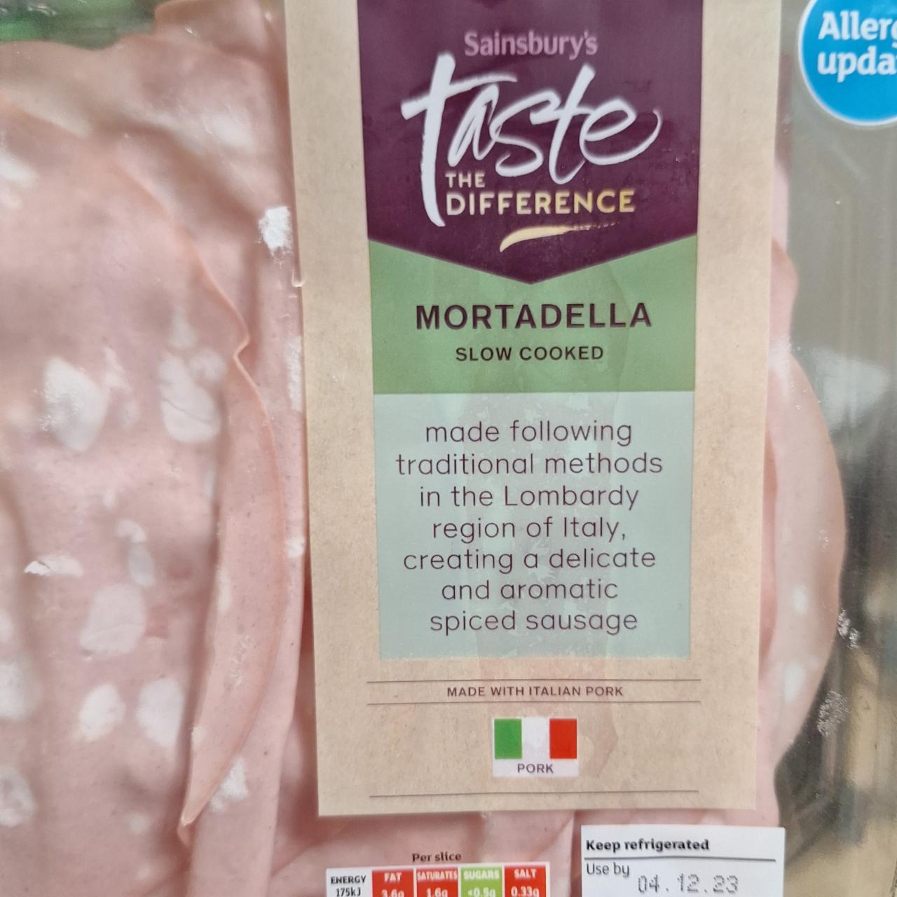 Fotografie - Mortadella Sainsbury's