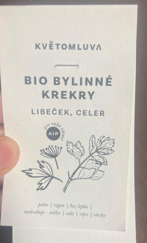 Fotografie - Bio Bylinné krekry libeček, celer Květomluva