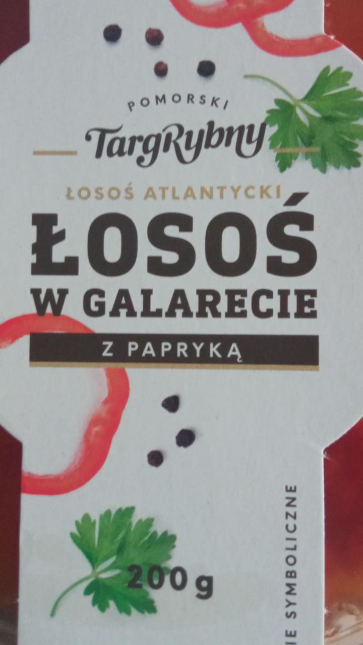 Fotografie - Łosoś w galarecie z papryką Targ Rybny