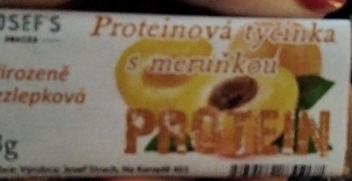 Fotografie - Proteinová tyčinka s meruňkou bez lepku Josef's snacks