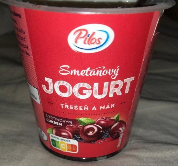 Fotografie - Smetanový jogurt Třešeň a Mák Pilos