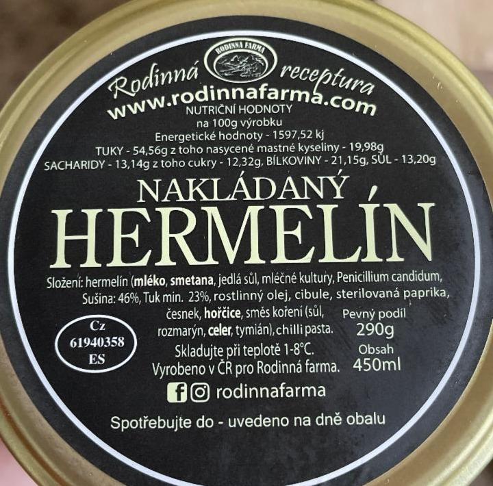 Fotografie - Nakládaný hermelín Rodinná farma