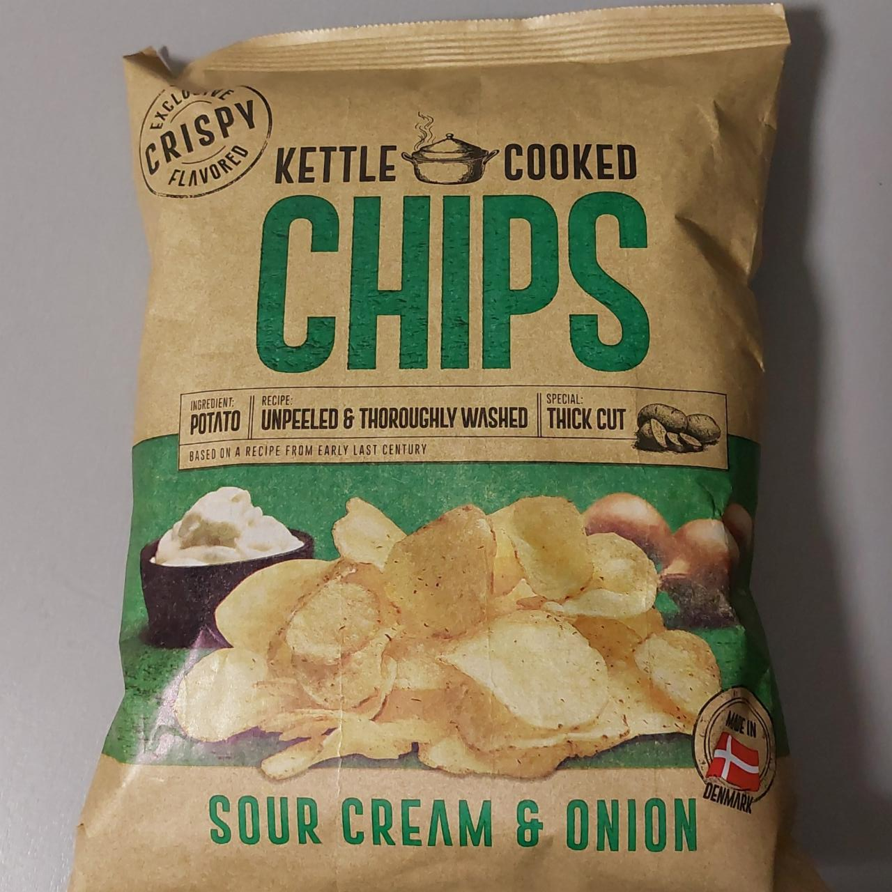 Fotografie - Chips sour cream & onion Kettle cooked