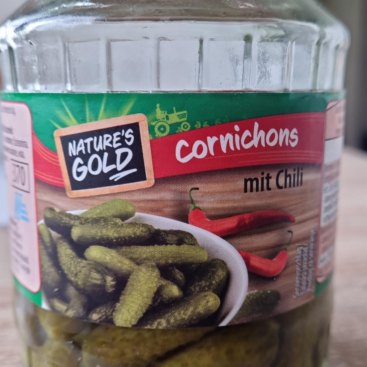 Fotografie - Cornichons mit Chili Nature's Gold