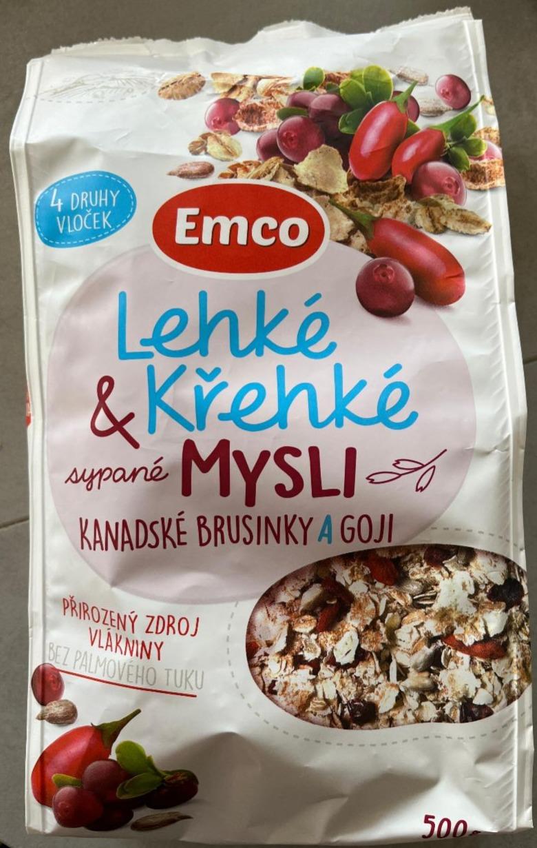 Fotografie - Lehké & Křehké sypané Mysli Kanadské brusinky a goji Emco