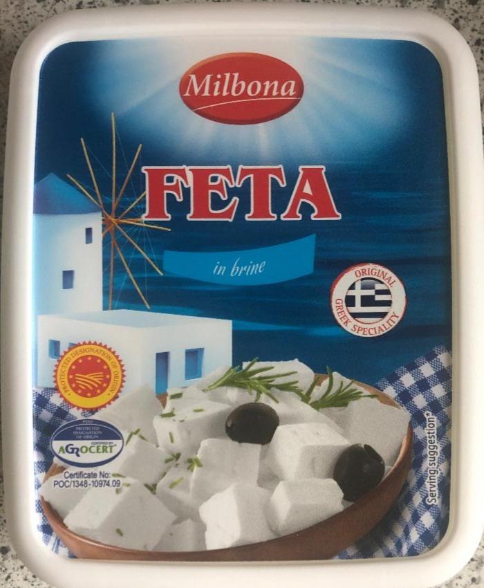 Fotografie - Feta in brine Milbona