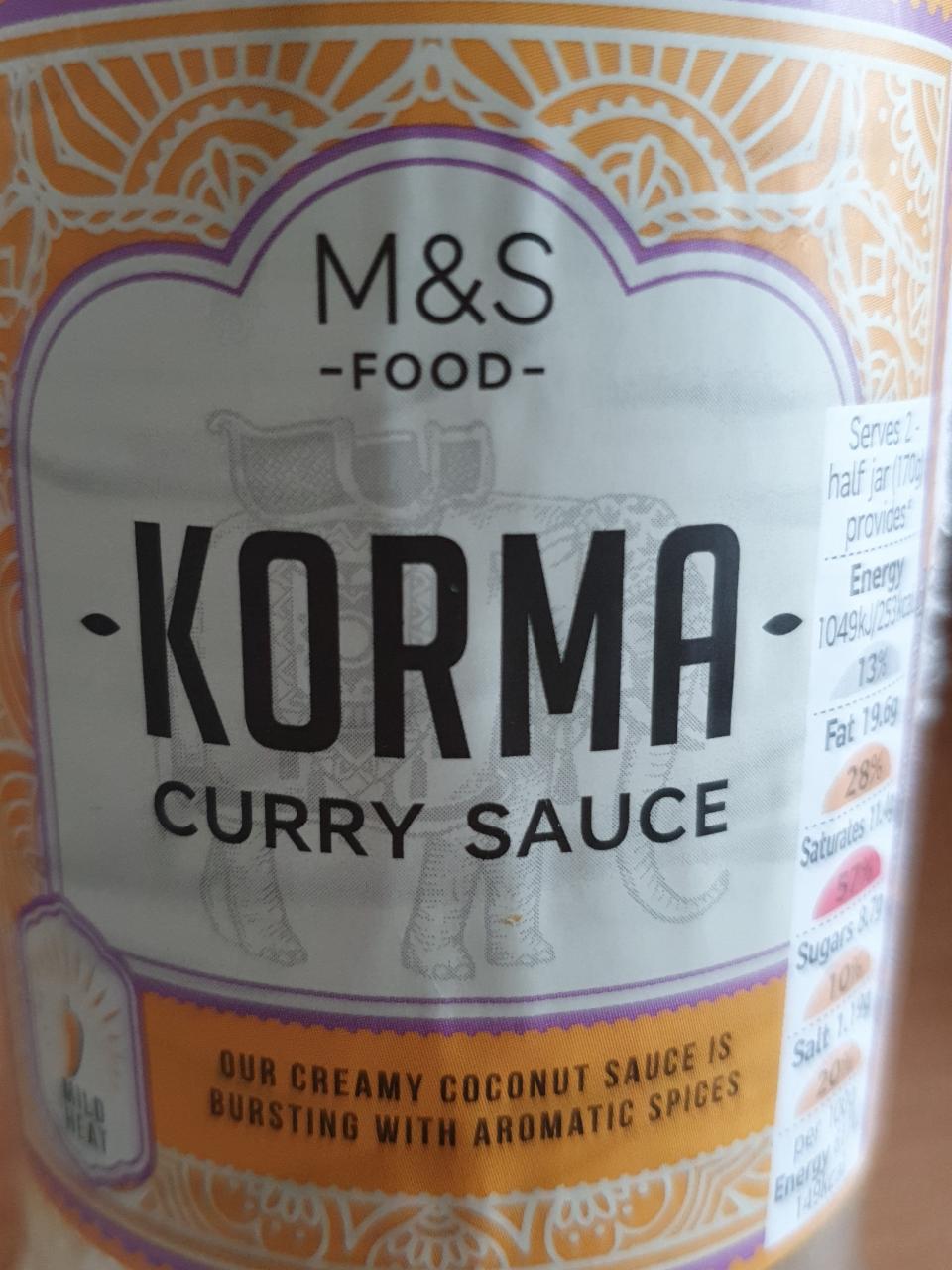 Fotografie - Chicken Korma M&S Food