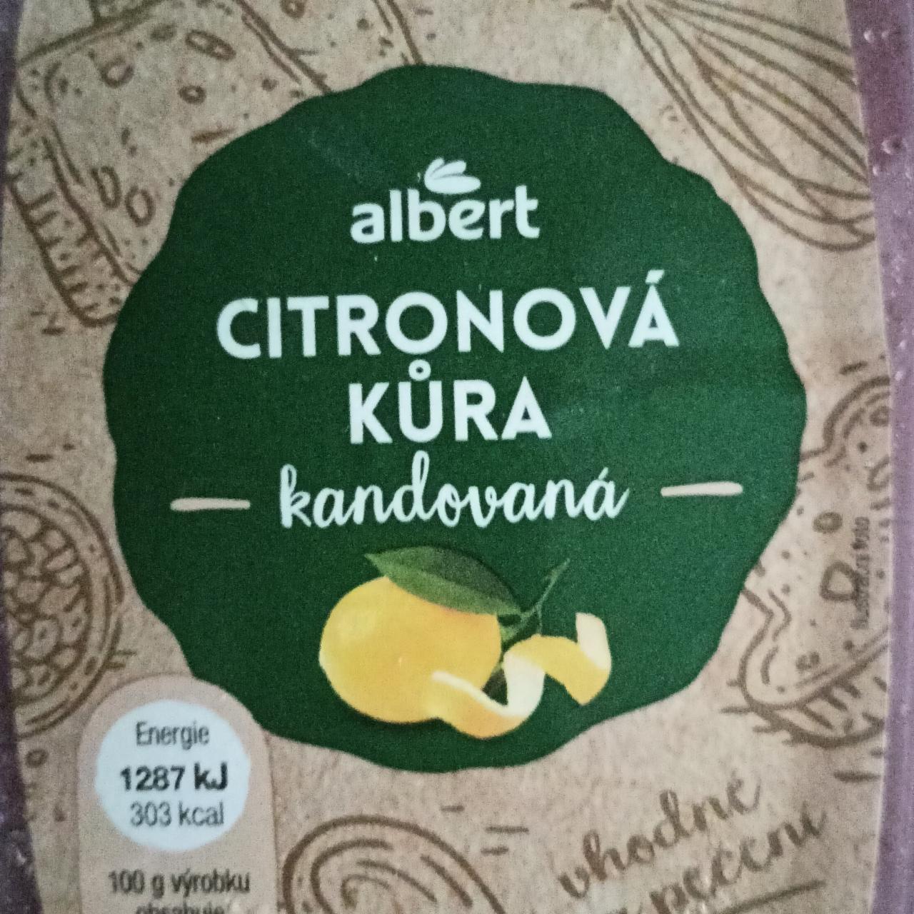 Fotografie - Citronová kůra kandovaná Albert