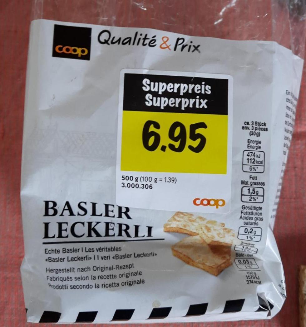 Fotografie - Basler Leckerli Coop Qualité & Prix