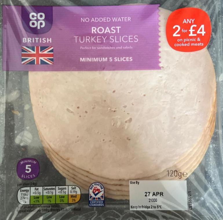 Fotografie - Roast Turkey Slices Co-op