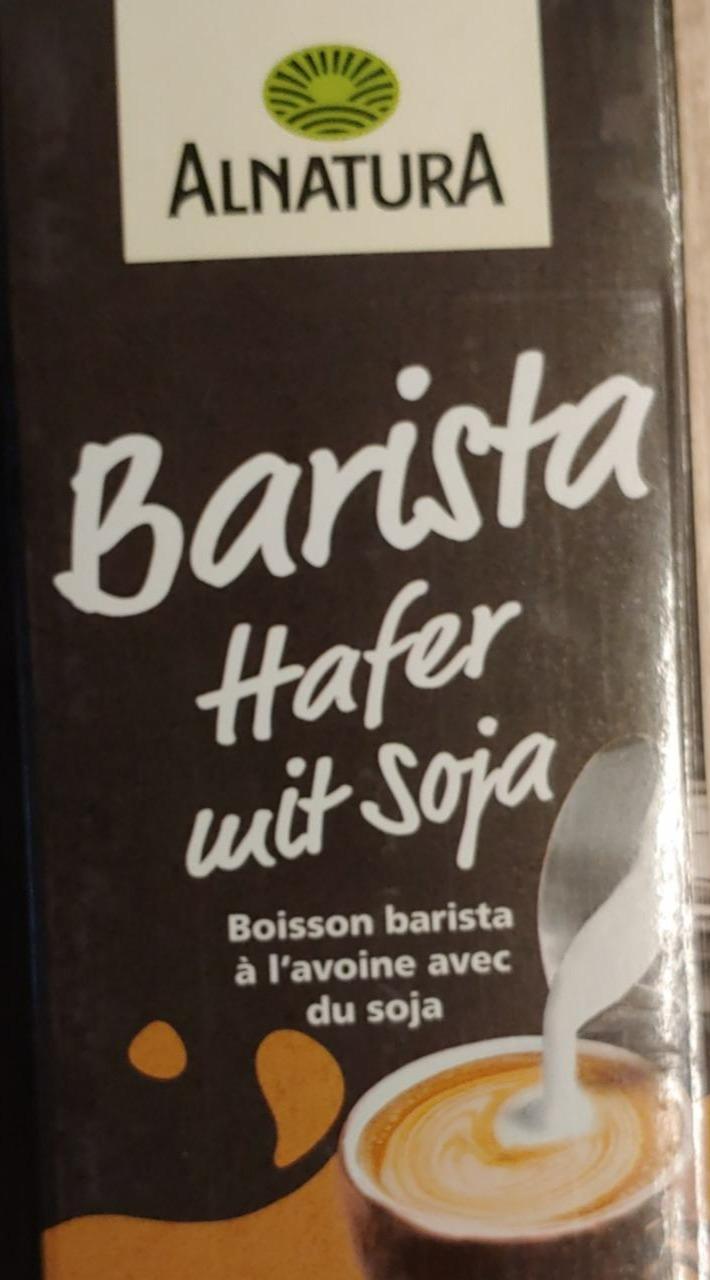 Fotografie - Barista Hafer mit Soja Alnatura