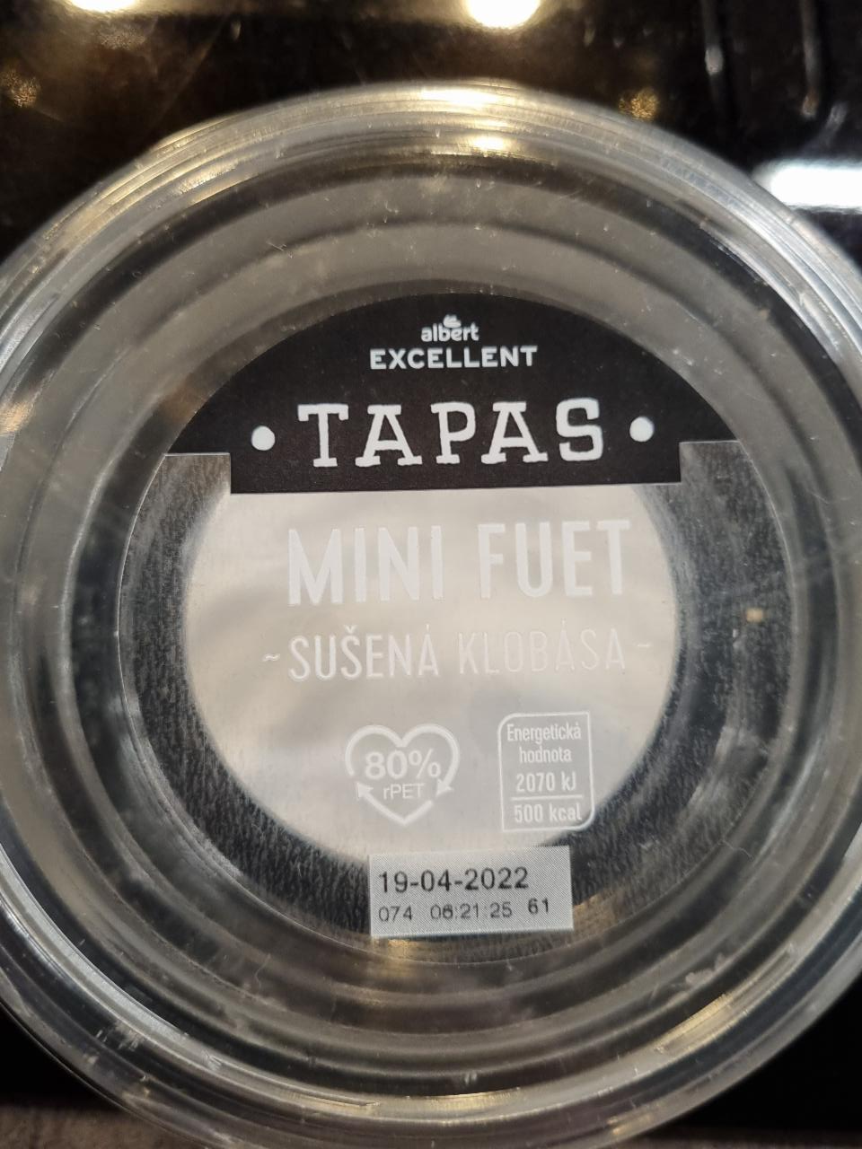 Fotografie - Tapas Mini Fuet - sušená klobása Albert Excellent