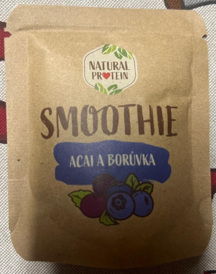 Fotografie - Snoothie Acai a Borůvka Natural protein