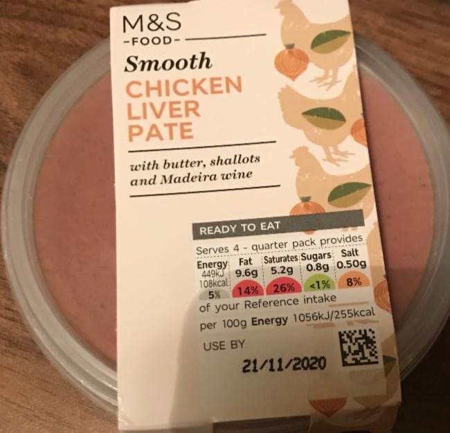 Fotografie - chicken liver pate M&S