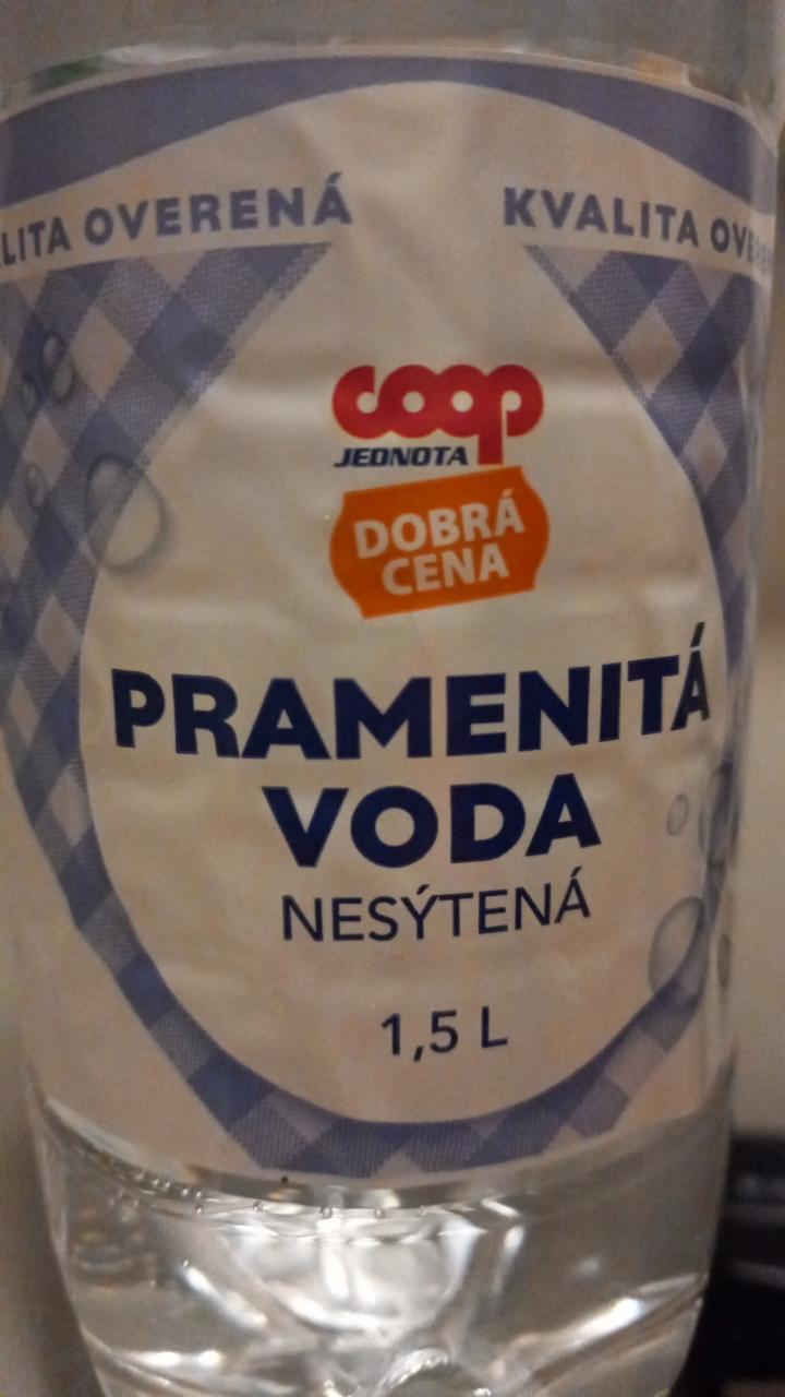 Fotografie - COOP pramenitá voda neperlivá