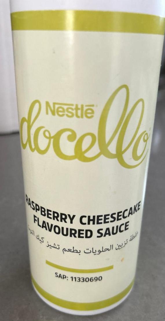 Fotografie - Docello raspberry cheesecake sauce Nestlé