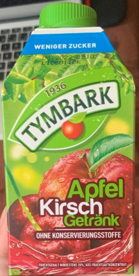 Fotografie - Apfel Kirsche Getränk Tymbark