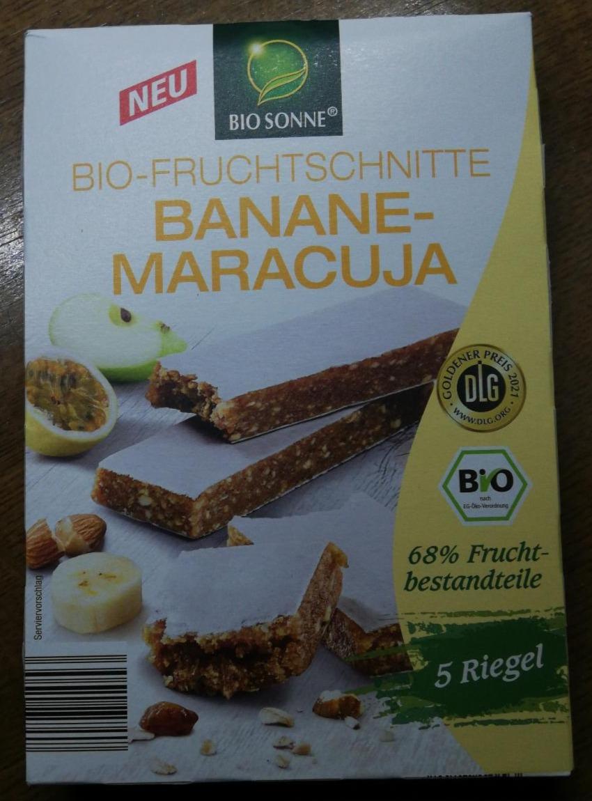 Fotografie - Bio-Fruchtschnitte Banane-Maracuja Bio Sonne