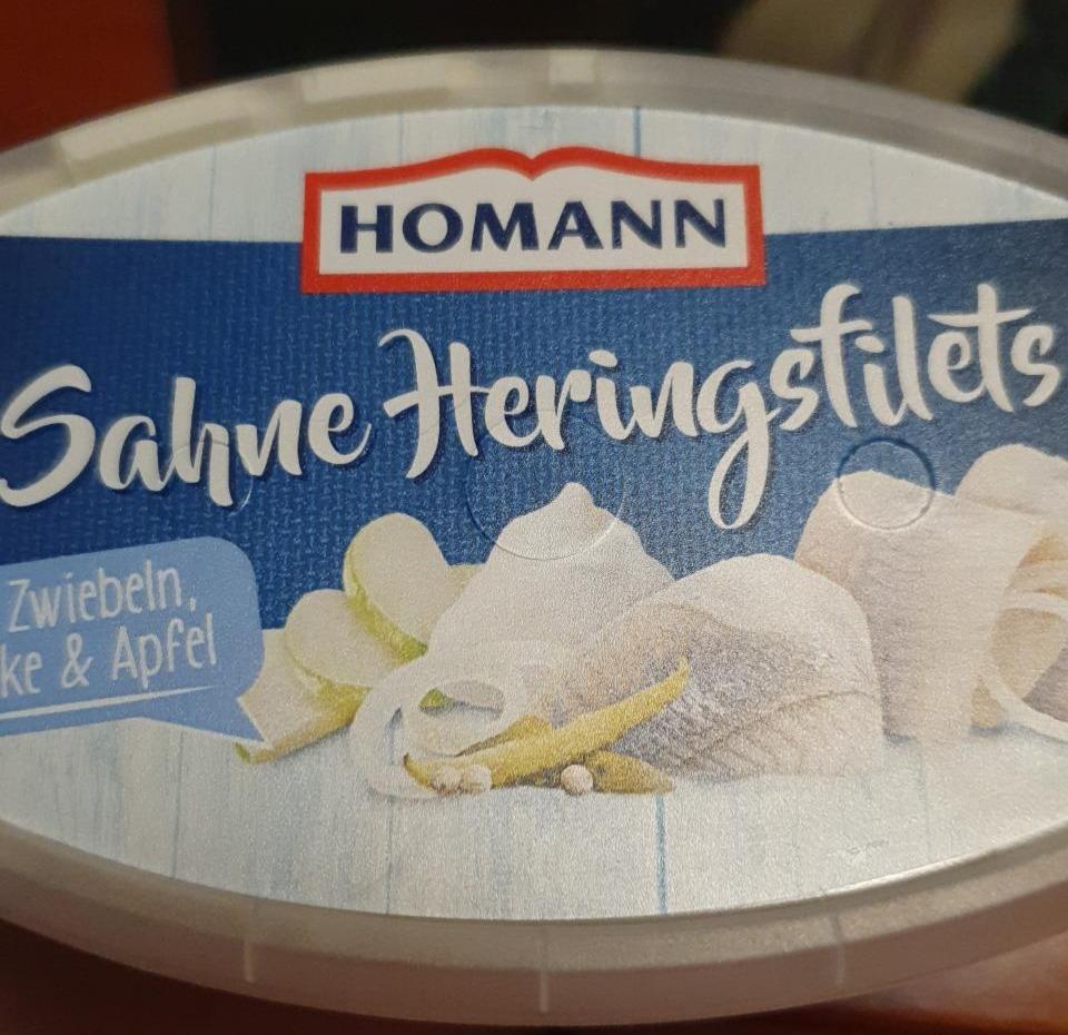 Fotografie - Sahne Heringsfilets Zwiebel, Gurke & Apfel Homann