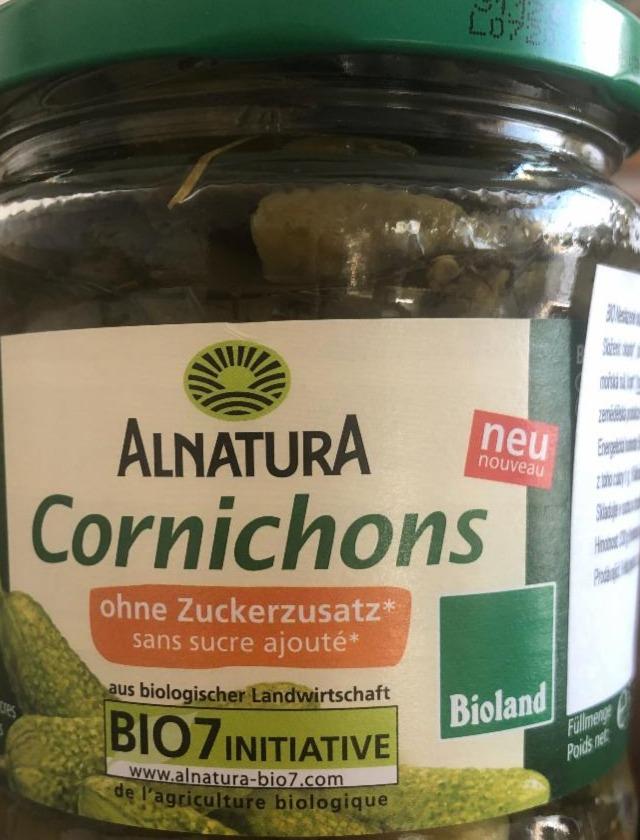 Fotografie - Cornichons ohne zuckerzusatz (neslazené okurky) Alnatura