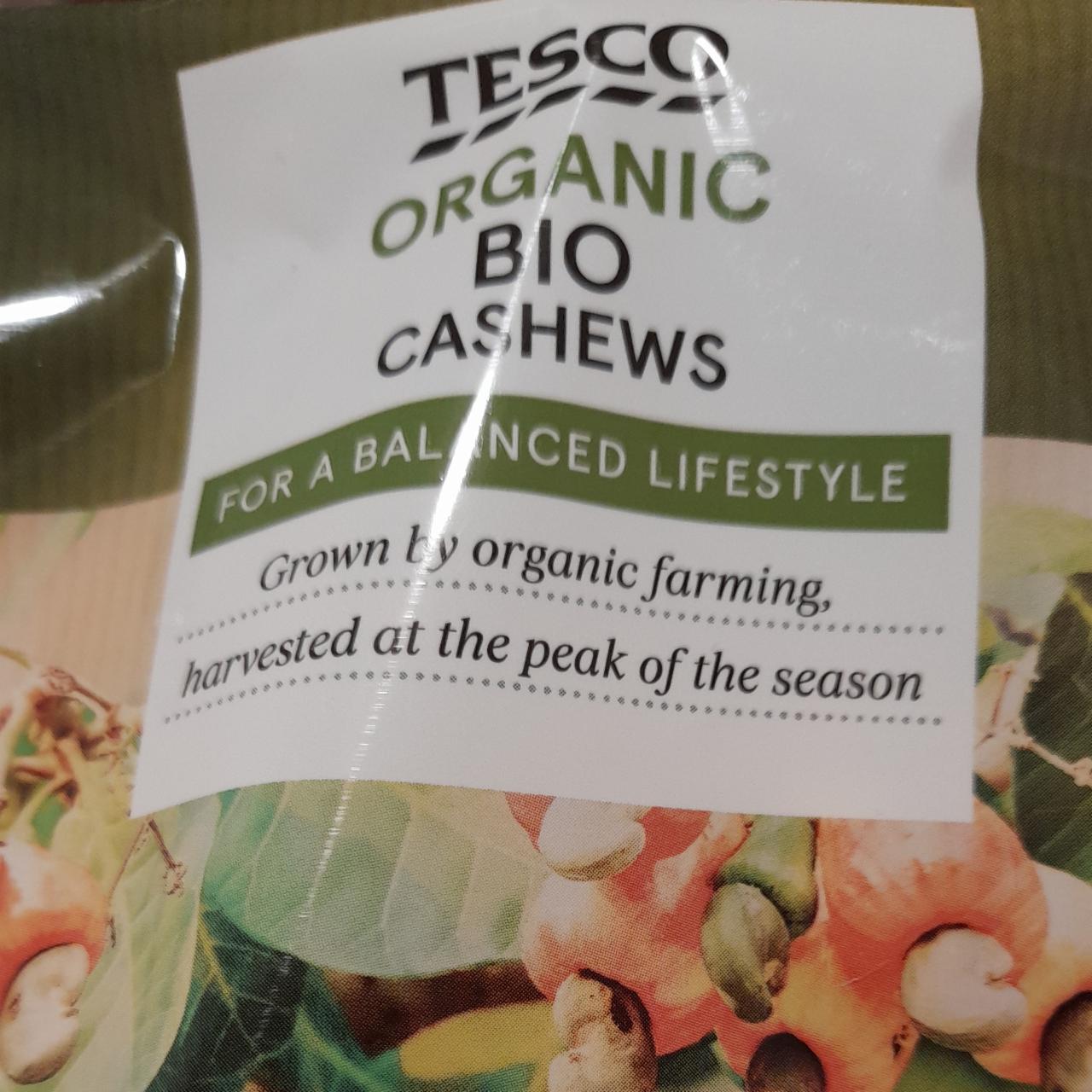 Fotografie - kešu bio organic Tesco